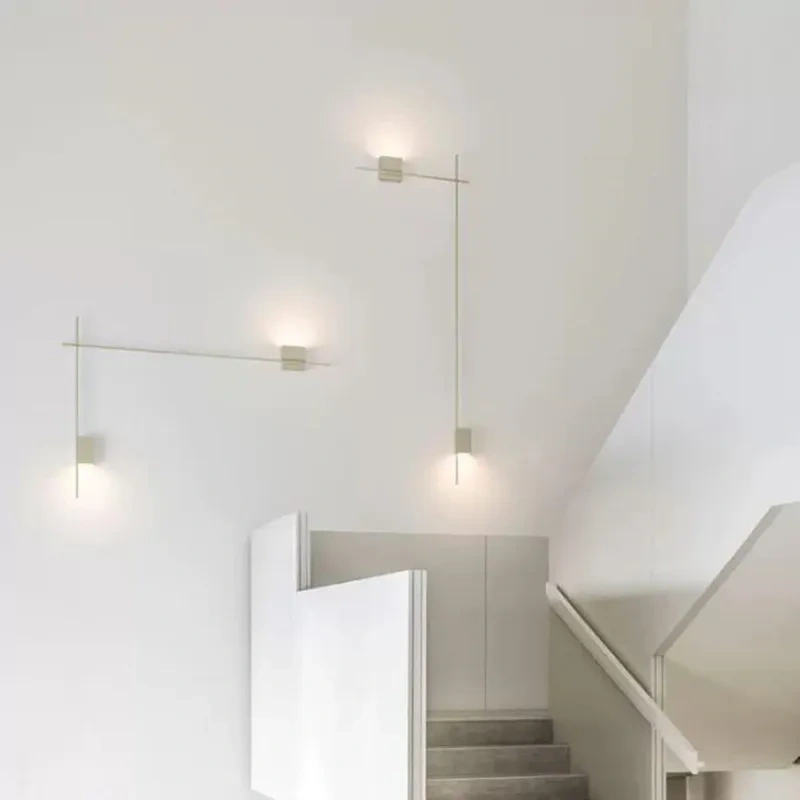 White compact wall light for modern interior decoration