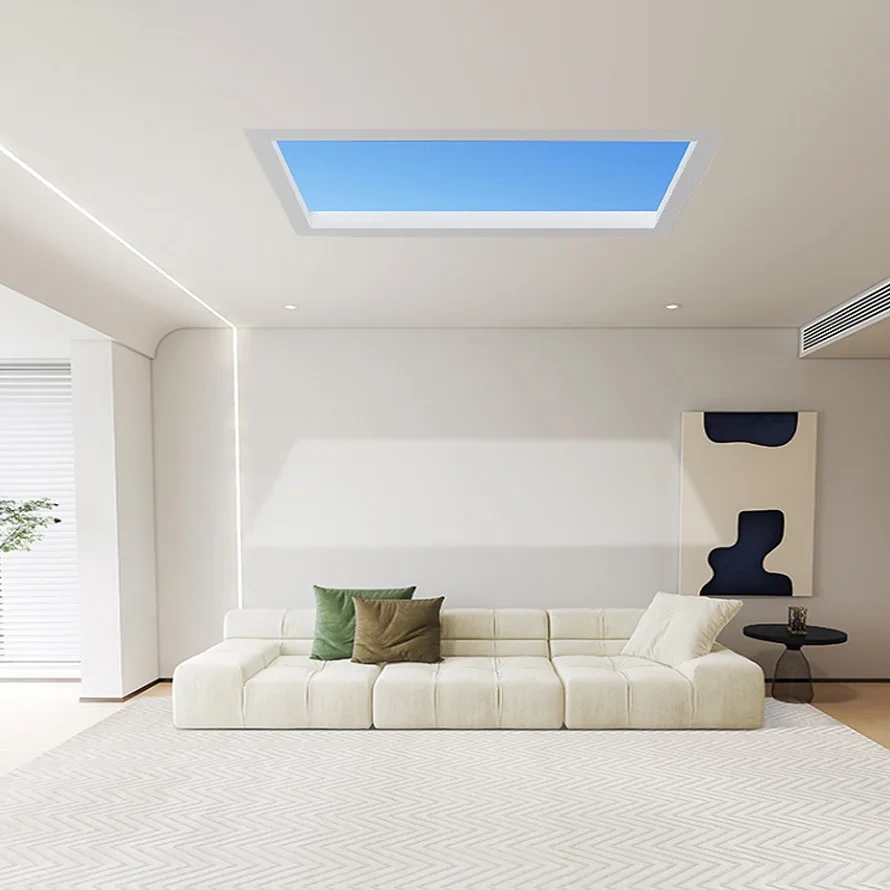 Nordic Blue sky light ceiling lamp for Bathroom Indoor Decor panel Kids room lamp Kitchen Natural Lighting Surface ceiling light