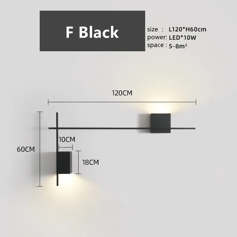 Decorative wall light used for hotel corridor interior lighting