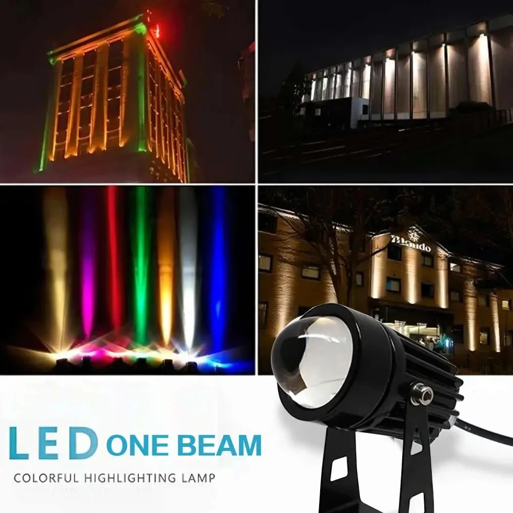 LED Wall Light 5W Outdoor Decorative Light Home Architecture Landscape Tree Commercial Lighting 220V Red Blue Green White Warm L