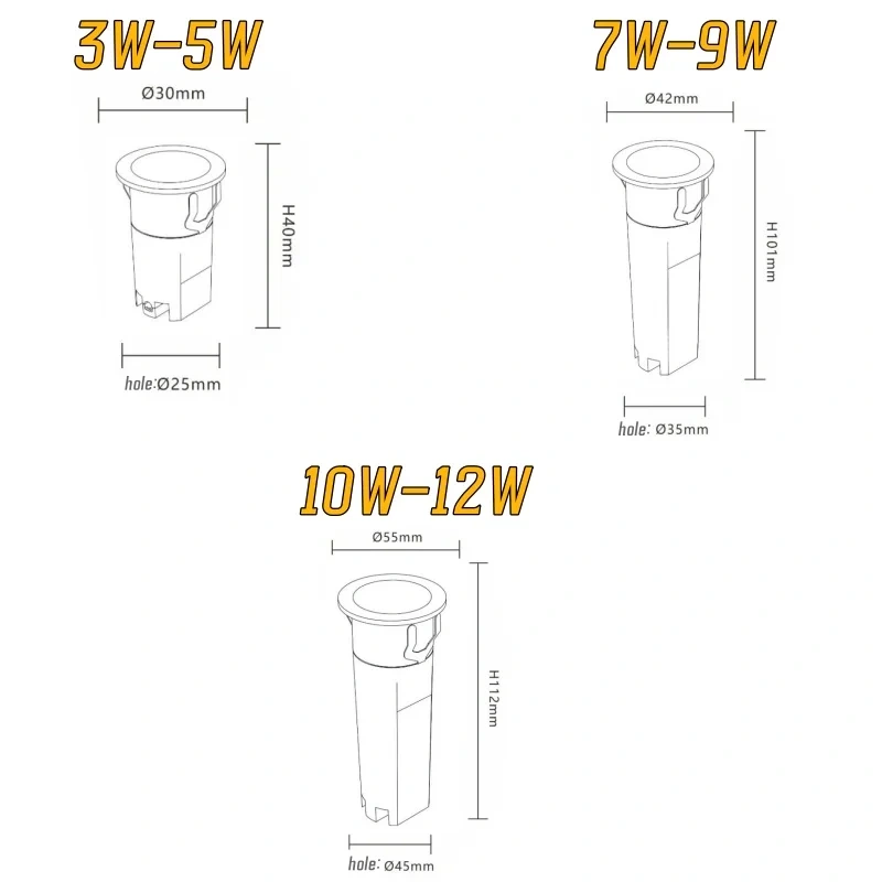 Mini anti-glare COB spotlights  Recessed Led Downligh 3W 5W 7W 9W 10W 12W dimmable Ceiling lamp AC85-265V  Home Office Store
