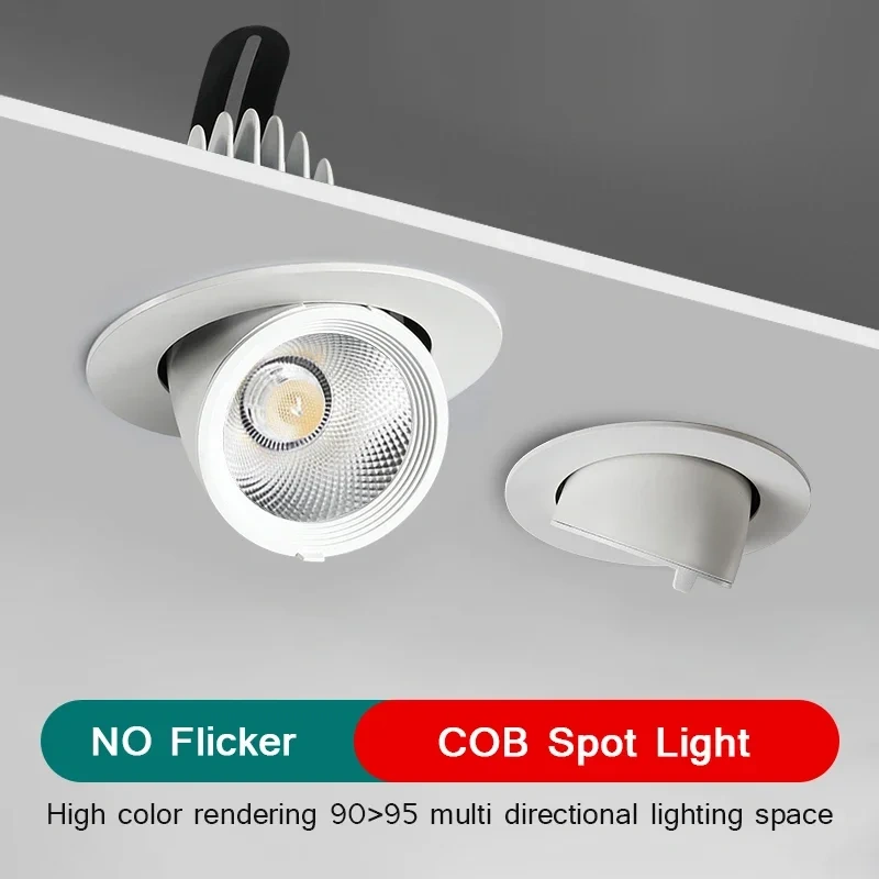 Dimmable LED Downlight 110V/220V Spot lights led 5W 7W 9W 12W 15W Recessed LED Ceiling Downlight Light Natural /Warm white Lamp