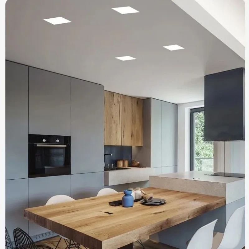 Recessed square Anti-glare COB spotlights IP65 waterproof 40W LED Downlights AC85-265V Suitable for bathroom, kitchen, balcony