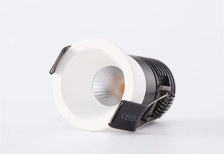 LED Cupboard Ceiling Spot Lights Dimmable Recessed Anti Glare COB LED Downlights Ac110/220v Warm White For Living Room Bedroom