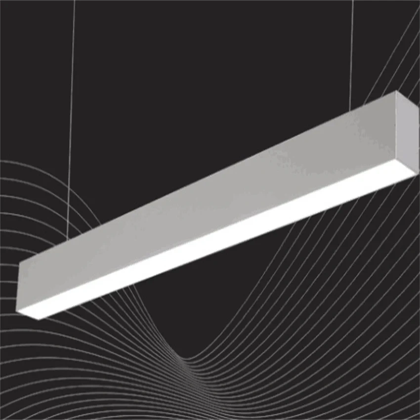 DALI Dimmable 120CM 30W 150CM 40W led flat square linear low bay linear bar indoor office LED tube light