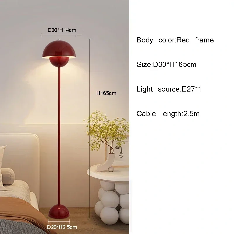 Danish High Quality Bud Floor Lamp E27 Bulb Table Light Desk Lamp