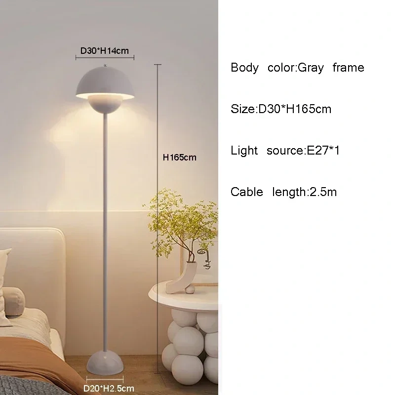 Danish High Quality Bud Floor Lamp E27 Bulb Table Light Desk Lamp