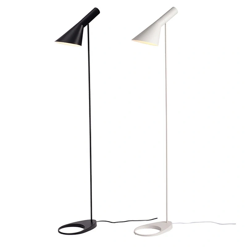 Nordic Designer Black White Floor Lamps For Living Dining Room Bedroom Beside Corner The Sofa Study Lighting Decorative Lights