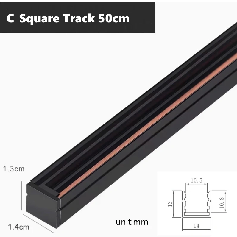 Cabinet Mini Magnetic LED Track Lamp Aluminum DC12V Adjustable Jewelry Display Light Spotlight Museum Showcase Focal Spotlight