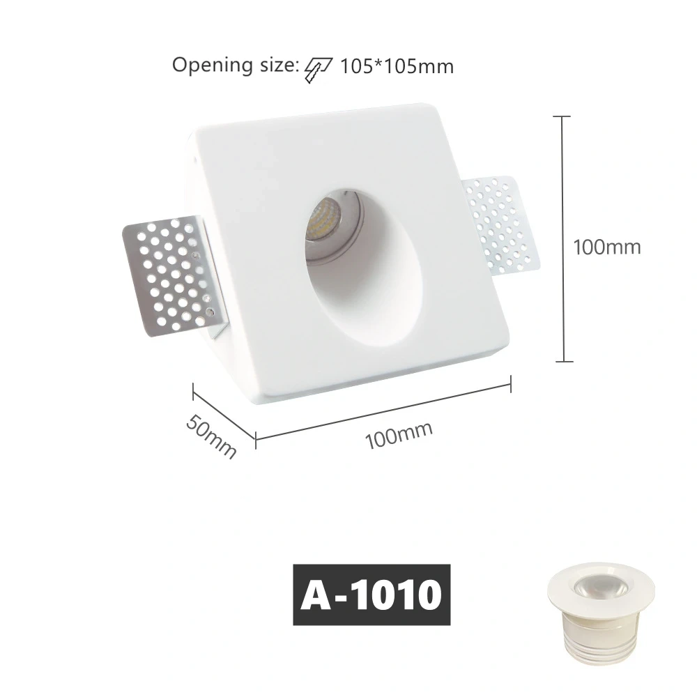 Modern Recessed LED Wall Lamp Borderless Gypsum Hidden Wall Washer Spotlight Living Room Bedroom Background Sconce Decor Light