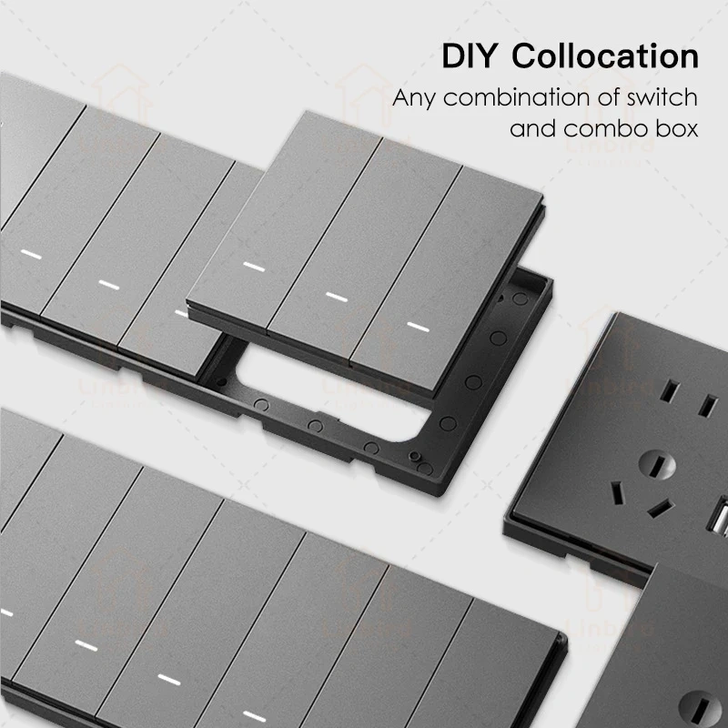 TUYA Zigbee Smart Switch Socket Panel Supports Amazon Google Voice Control Zero Fire Whole House