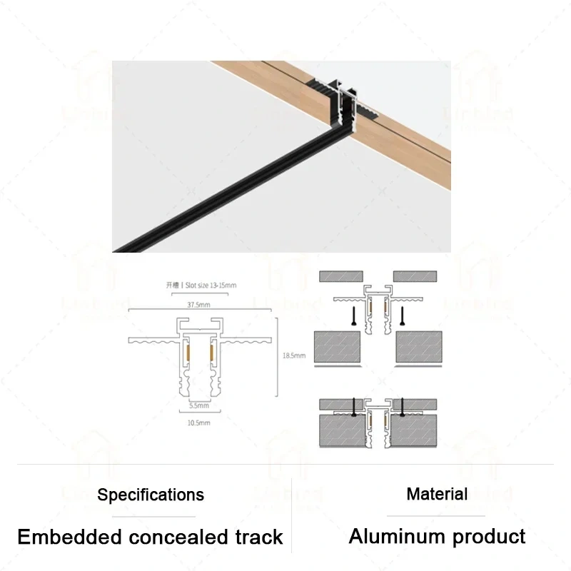 Ultra Narrow 5mm 24V Magnetic Track Light