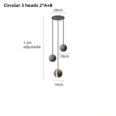 Circular 3 heads