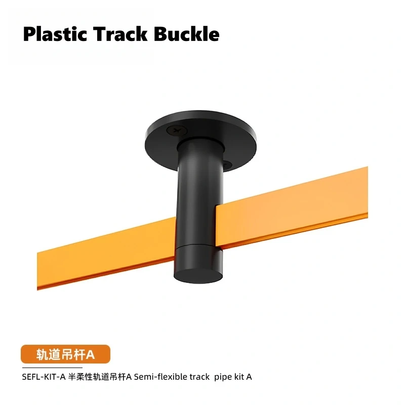 Semi-Flexible LED Track Light DC48V DIY Shaped Ceiling Lamp Ultra-Thin Bendable Aluminum Strip Clothing Store Rail Spotlight