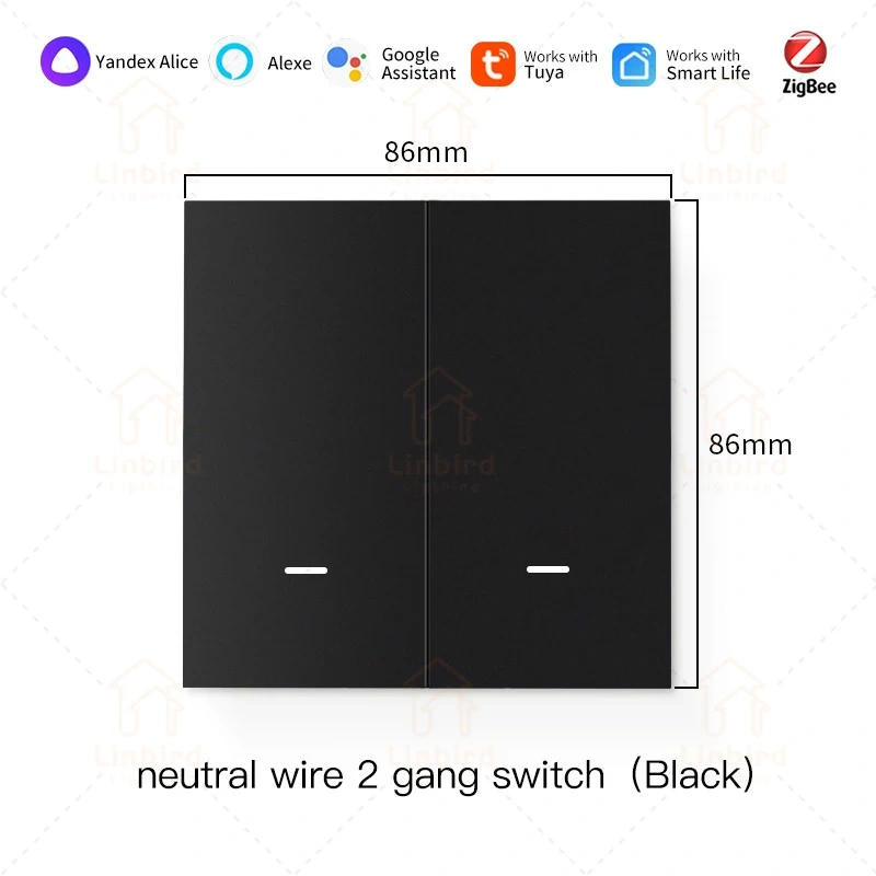 TUYA Zigbee Smart Switch Socket Panel Supports Amazon Google Voice Control Zero Fire Whole House