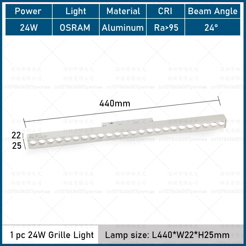 Modern LED Magnetic Track Light System Livingroom White DC48V Recessed Downlight Spotlights Without main Light Lighting Series