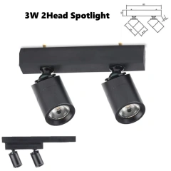3W 2heads Spotlight Tan color