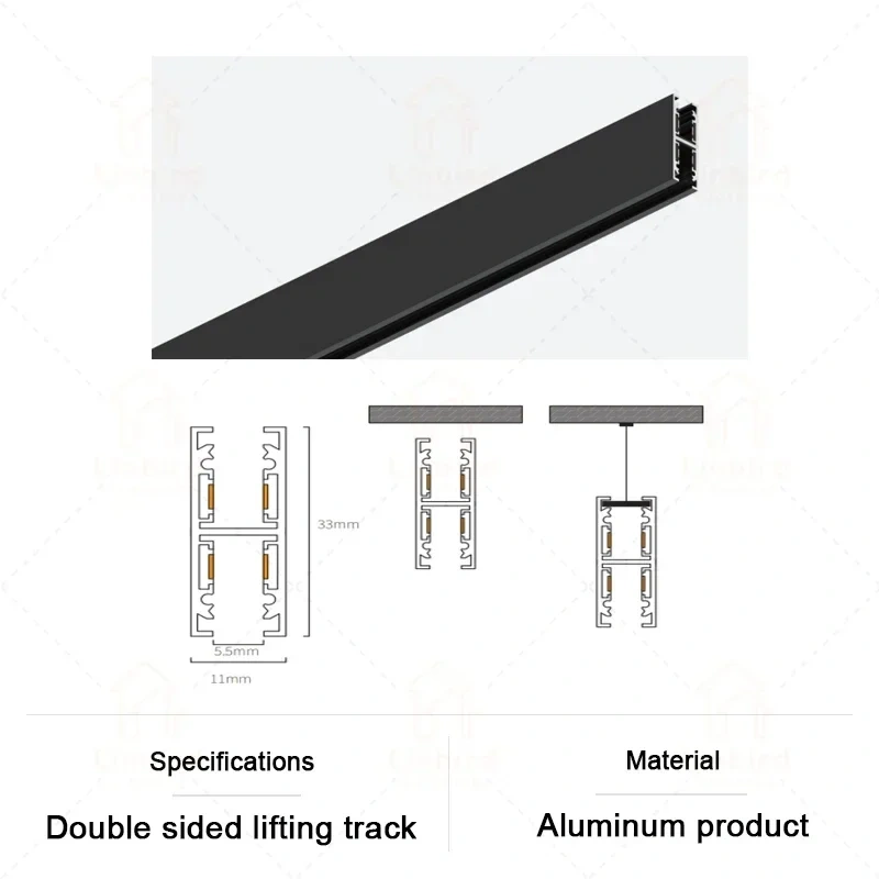 Ultra Narrow 5mm 24V Magnetic Track Light