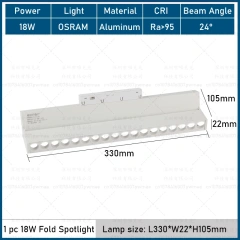 18W Fold Spotlight