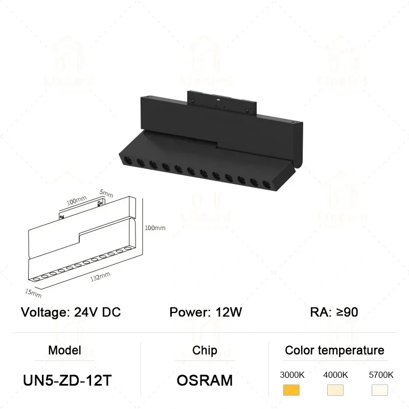 Ultra Narrow 5mm 24V Magnetic Track Light