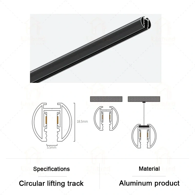 Ultra Narrow 5mm 24V Magnetic Track Light