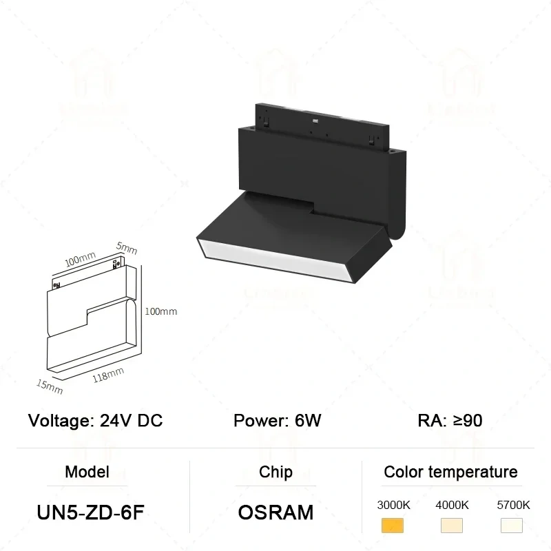 Ultra Narrow 5mm 24V Magnetic Track Light