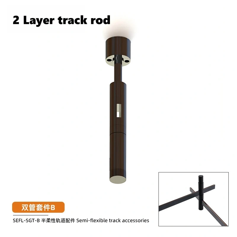 Semi-Flexible LED Track Light DC48V DIY Shaped Ceiling Lamp Ultra-Thin Bendable Aluminum Strip Clothing Store Rail Spotlight