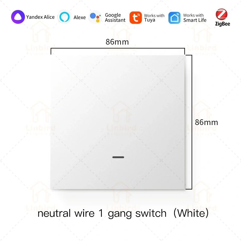 TUYA Zigbee Smart Switch Socket Panel Supports Amazon Google Voice Control Zero Fire Whole House