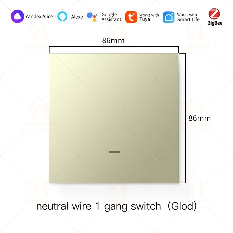 TUYA Zigbee Smart Switch Socket Panel Supports Amazon Google Voice Control Zero Fire Whole House