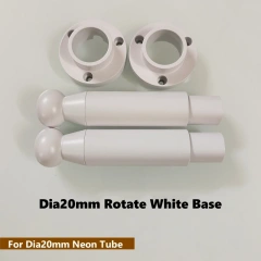 2xD20mm Rotate White