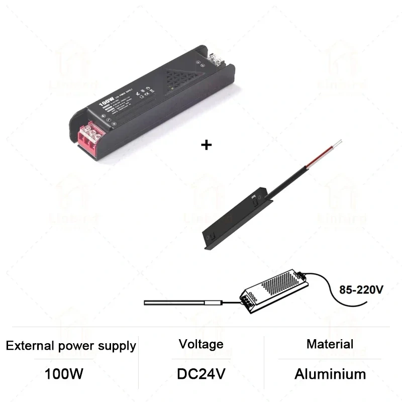 Ultra Narrow 5mm 24V Magnetic Track Light