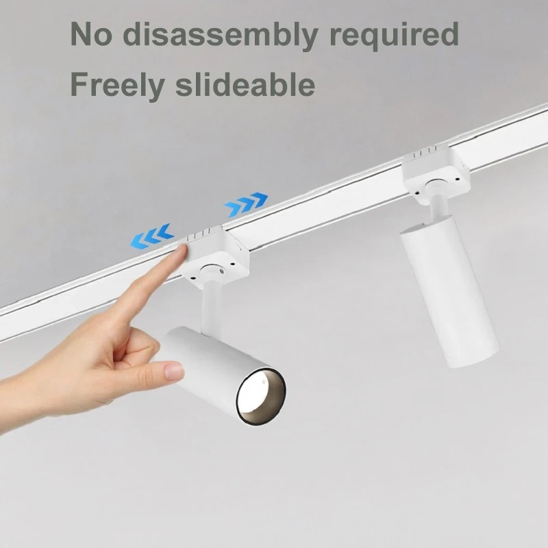 Smart Home Tuya Dimming Magnet Track light Ultra-Thin Ceiling Surface Mounting LED Ceiling magnetic track Light favourite