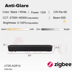 Anti-glare 12W