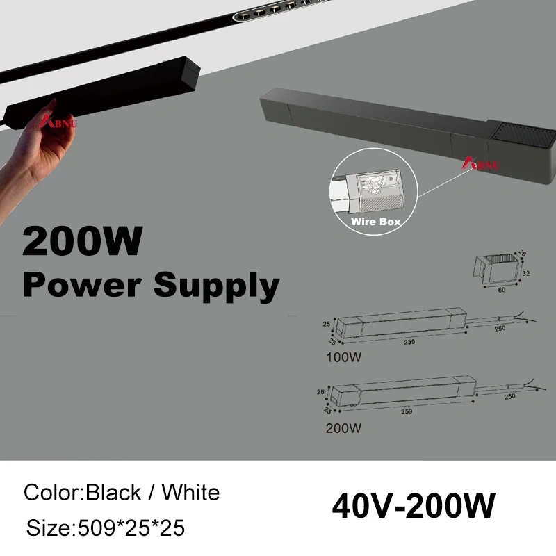 Aluminum Infinity Ceiling Ultra Thin Magnetic Track Light Zigbee Dimming Smart Home Rail System Lamp Retail 6mm Surface Mounted