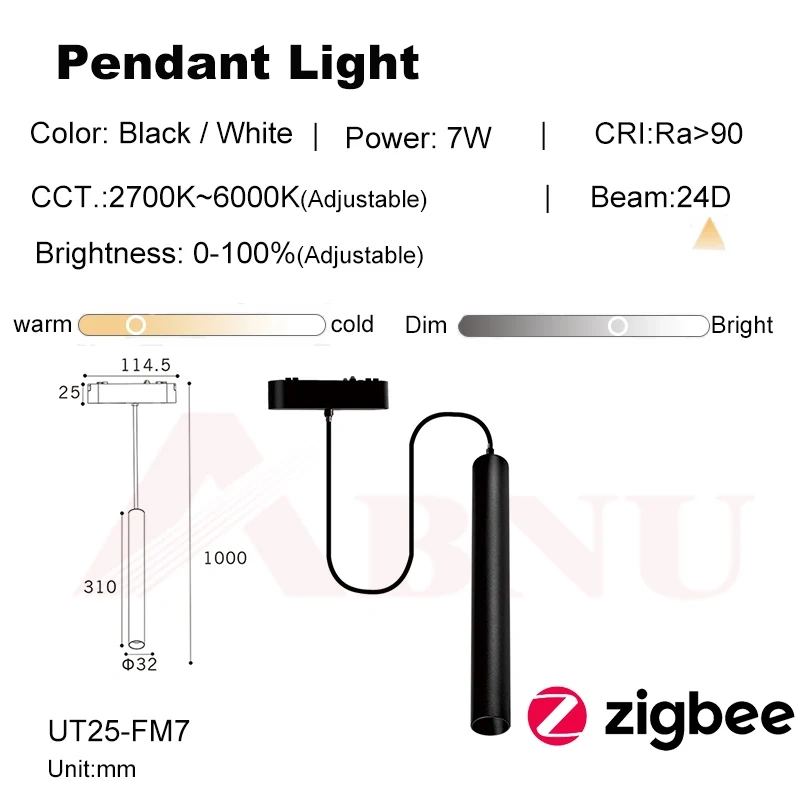 Aluminum Infinity Ceiling Ultra Thin Magnetic Track Light Zigbee Dimming Smart Home Rail System Lamp Retail 6mm Surface Mounted