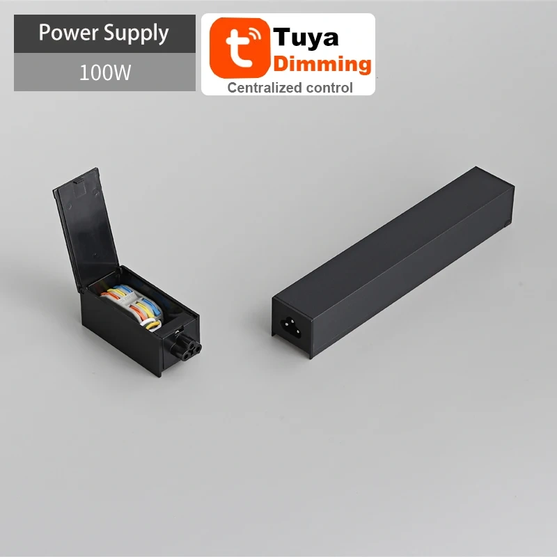 Smart Home Tuya Dimming Magnet Track light Ultra-Thin Ceiling Surface Mounting LED Ceiling magnetic track Light favourite
