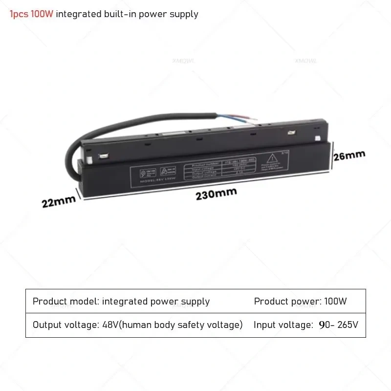 2.0 type Smart Magnetic Track Light Tuya Zigbee 3.0 DC48V LED Downlight Spot Flood Grille Lamps Mordern Home Living Room Black