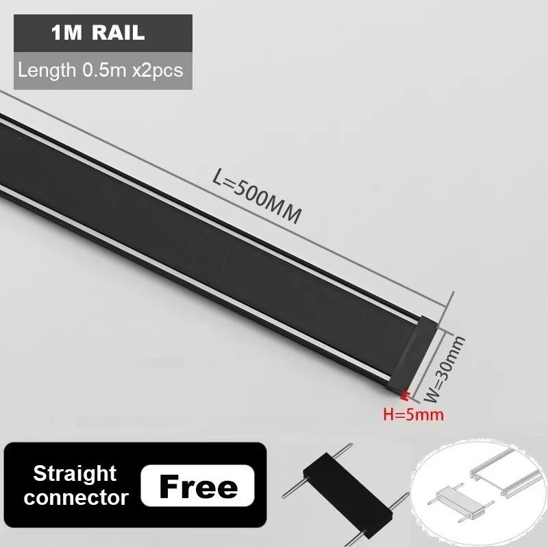 Smart Home Tuya Dimming Magnet Track light Ultra-Thin Ceiling Surface Mounting LED Ceiling magnetic track Light favourite