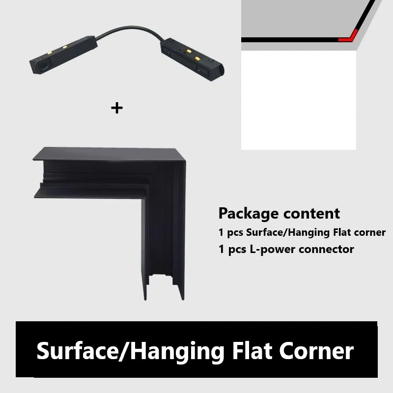 2.0 type Smart Magnetic Track Light Tuya Zigbee 3.0 DC48V LED Downlight Spot Flood Grille Lamps Mordern Home Living Room Black