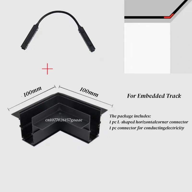 2.0 type Smart Magnetic Track Light Tuya Zigbee 3.0 DC48V LED Downlight Spot Flood Grille Lamps Mordern Home Living Room Black