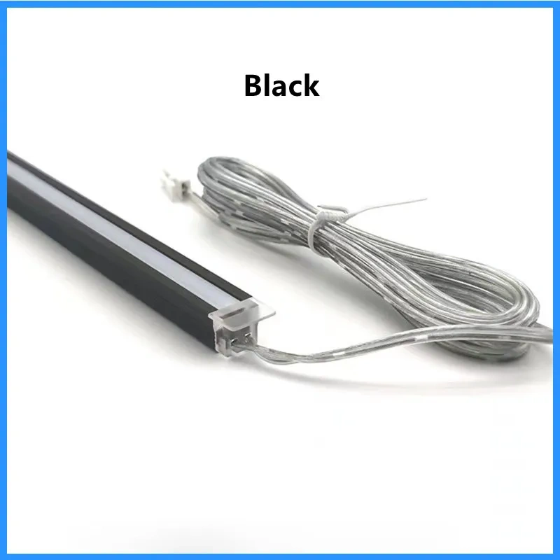 10mm Embedded LED Cabinet Light Removable Wardrobe Light Ultra-thin Aluminum Concealed Wine Cabinet Light with LED Light Strip