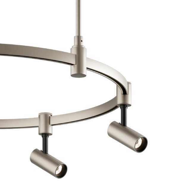 Ce Rohs Certified 48v Magnetic Led Track Spotlight Grille Light Surface Pendant Rail System