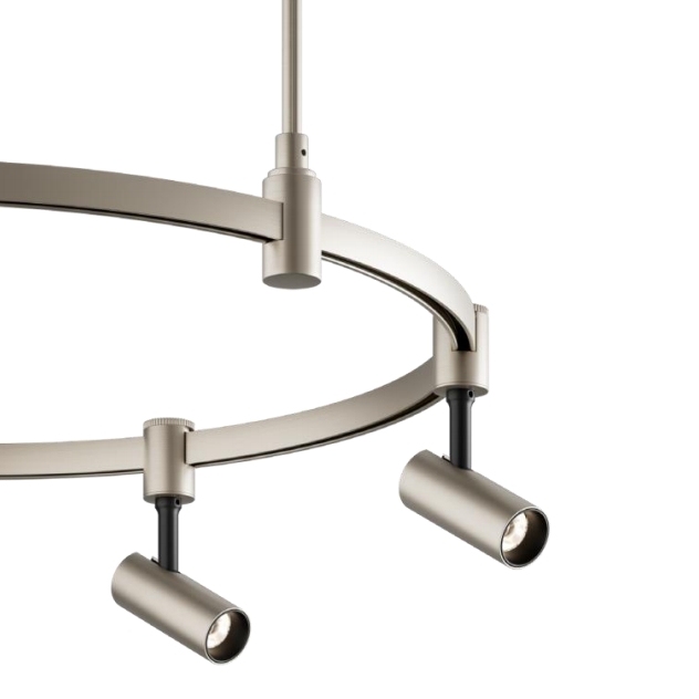 Ce Rohs Certified 48v Magnetic Led Track Spotlight Grille Light Surface Pendant Rail System