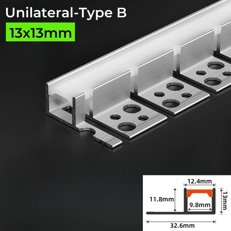 Trimless Recessed Curved LED Aluminum Profile Bendable Hidden Ceiling Channel Soft Cover Wall Floor Decor Linear Bar Strip Light
