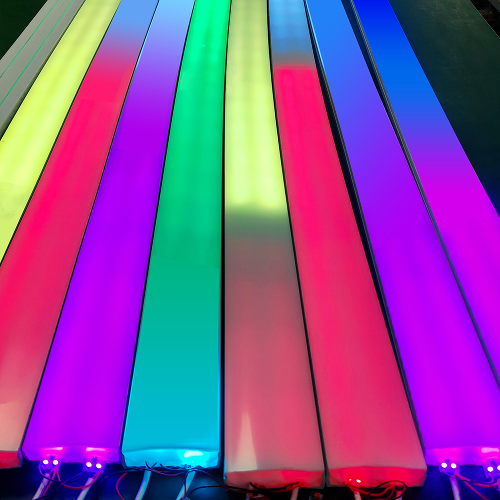 100*30mm Smart RGB Pixel Pure Silicone Neon Light 24V Waterproof Flex Led Neon Light for Indoor Outdoor Decoration