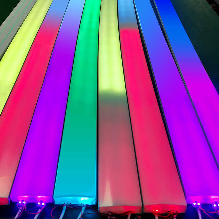 100*30mm Smart RGB Pixel Pure Silicone Neon Light 24V Waterproof Flex Led Neon Light for Indoor Outdoor Decoration
