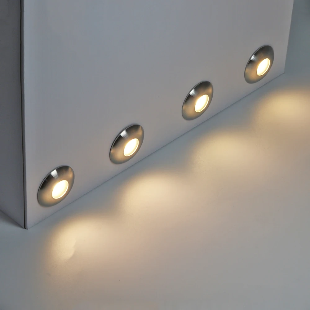 LED Deck Light IP67 Outdoor Waterproof Light Recessed Garden Stair driveway Underground Bulb Lamp Deck Post Light Wall Spotlight