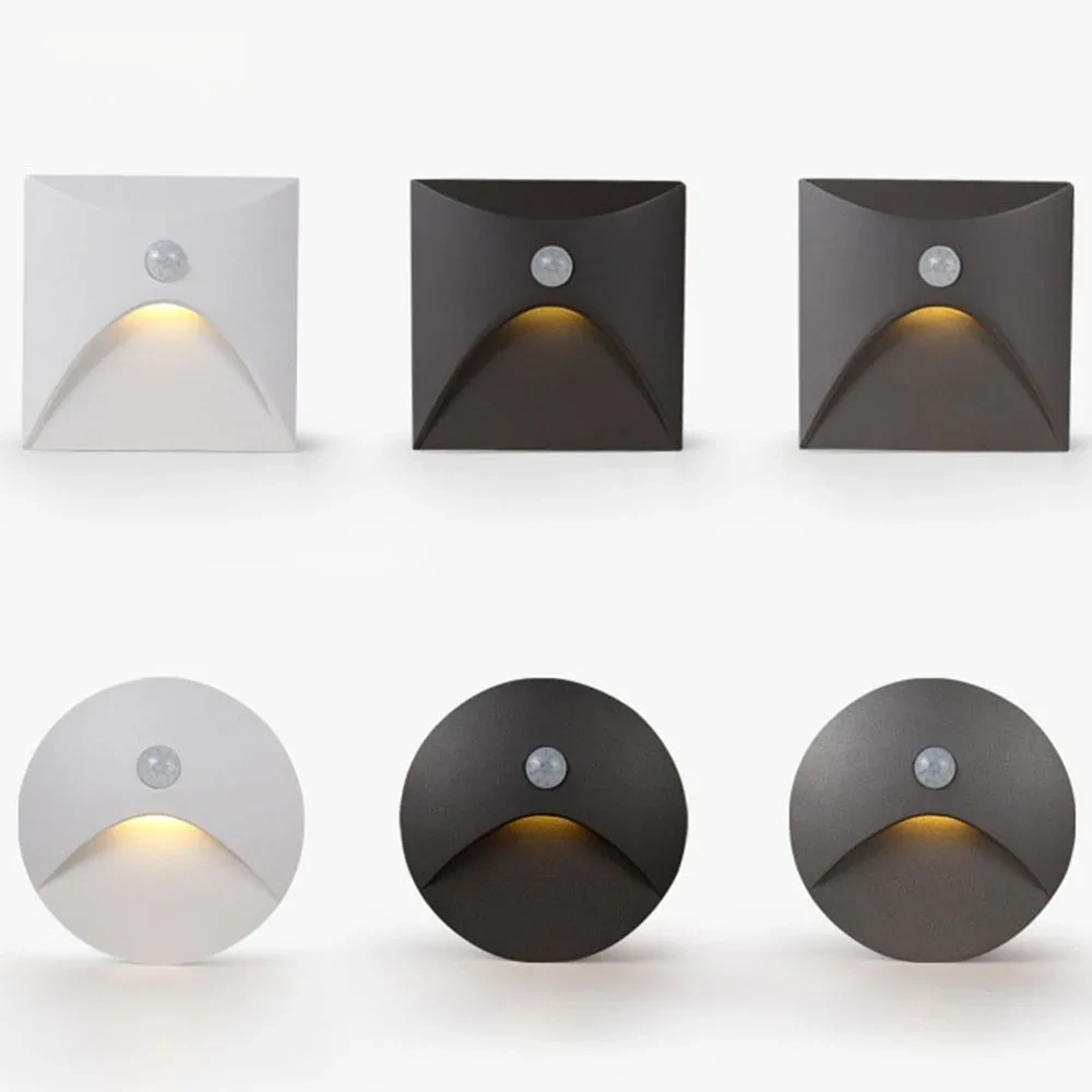 Outdoor Light IP65 Embedded Wall Light 3W LED Indoor Recessed Stair Lighting  Balcony Porch Aisle Courtyard Indoor Wall Light
