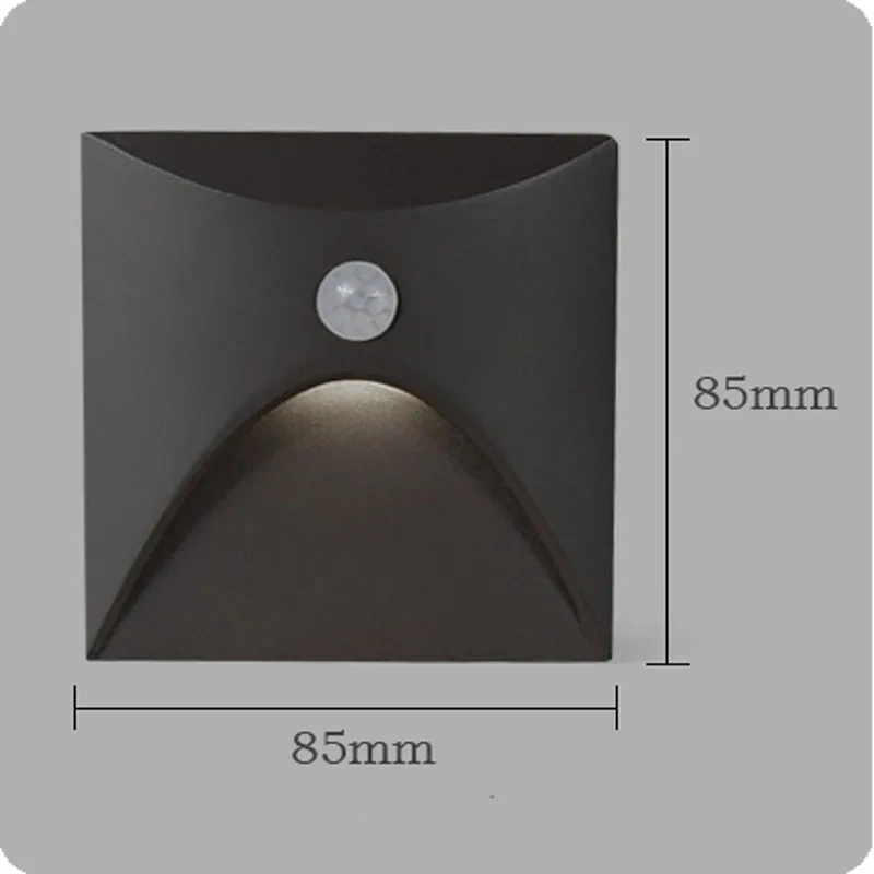 Outdoor Light IP65 Embedded Wall Light 3W LED Indoor Recessed Stair Lighting  Balcony Porch Aisle Courtyard Indoor Wall Light