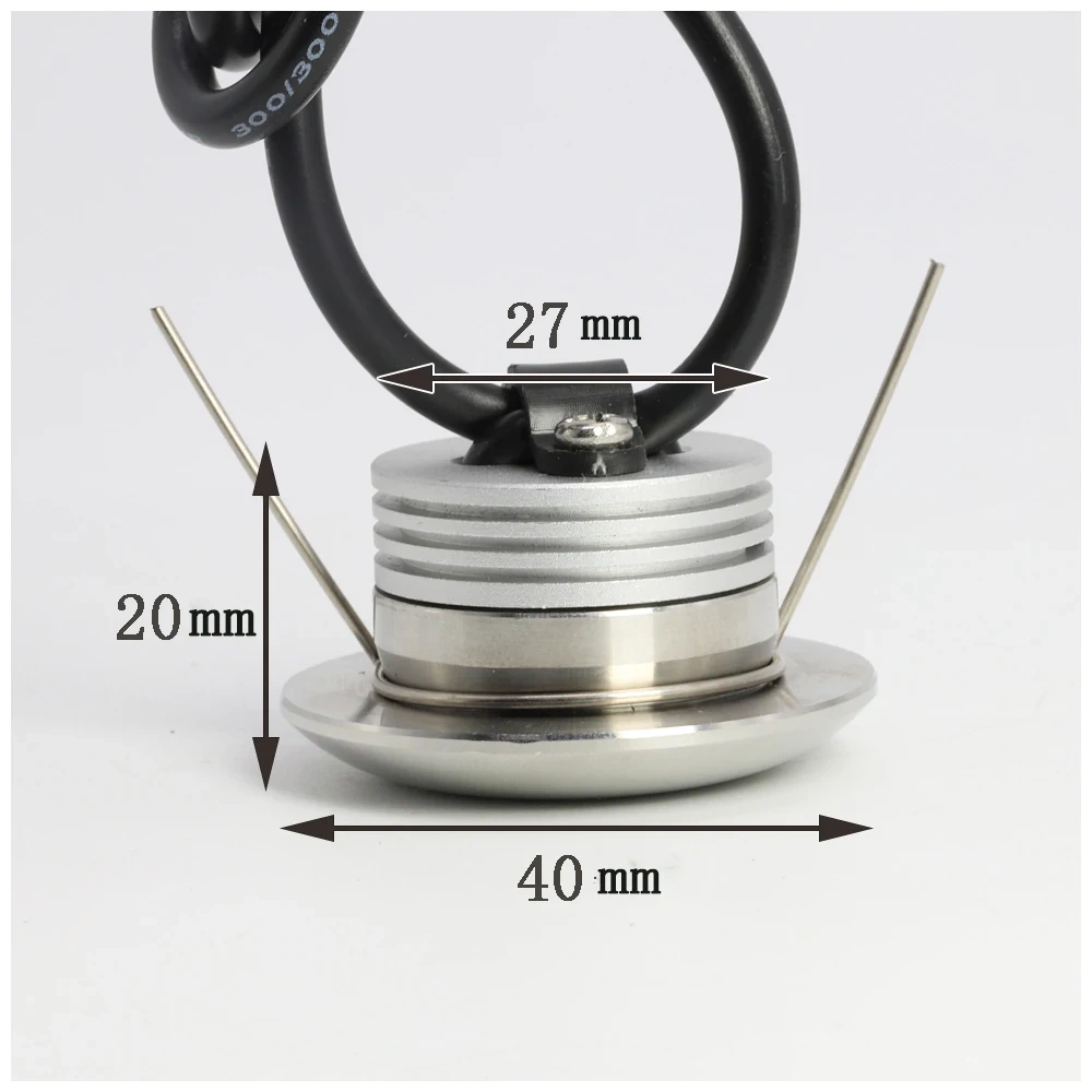 LED Deck Light IP67 Outdoor Waterproof Light Recessed Garden Stair driveway Underground Bulb Lamp Deck Post Light Wall Spotlight